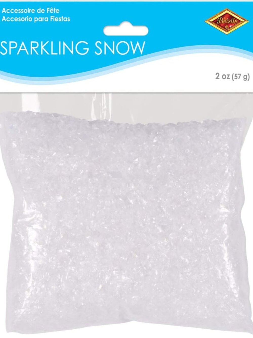 Sparkling Snow – Iridescent Winter Display Confetti, 2 Ounces